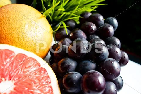 A variety of fruits Stock Photos