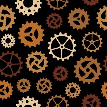 Variety Of Gears Stock Illustration