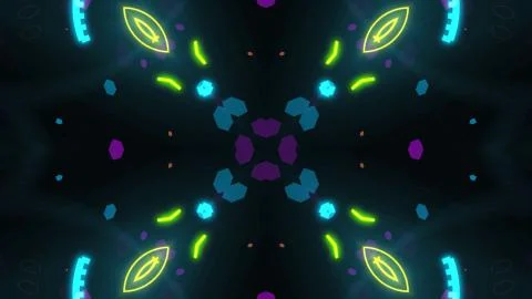 A variety of glowing abstract hud elements. Stockillustratie