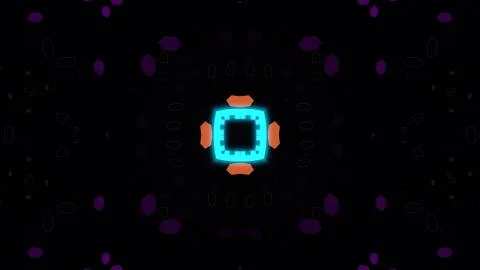 A variety of glowing abstract hud elements. Stock Illustration