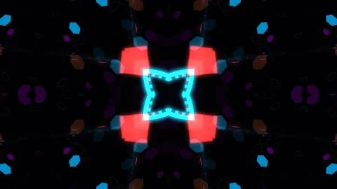A variety of glowing abstract hud elements. イラスト素材