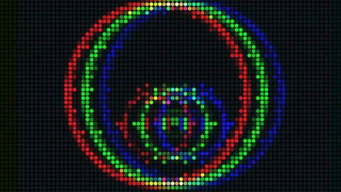 A variety of glowing abstract hud elements. Stock Illustration