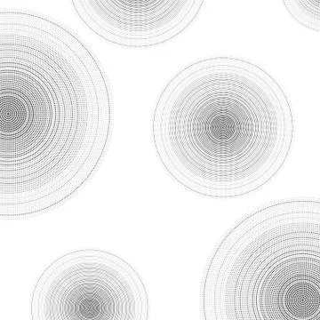 Variety Grey dots in circle shape pattern design abstract background concept Illustrazione stock