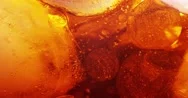 A Variety Of Ice Cubes In Liquid Stock Footage