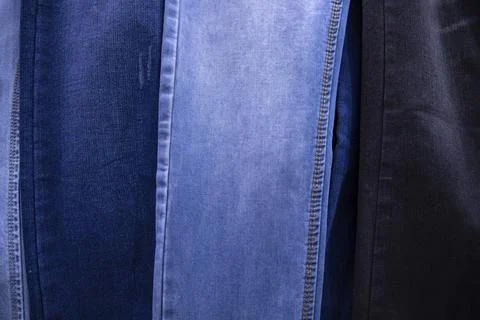 Variety Jeans pant pattern texture Can be used as a Background wallpaper Stock-Fotos