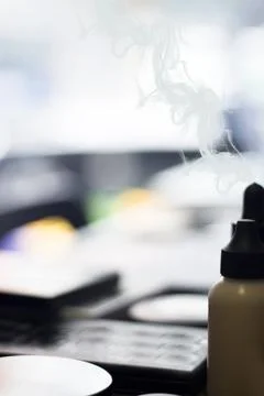 Variety of makeup on the table Stock Photos