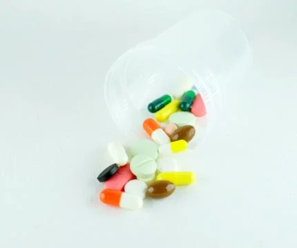 A variety of medications Stock Photos