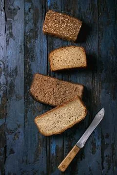 Variety of rye bread Stock Photos