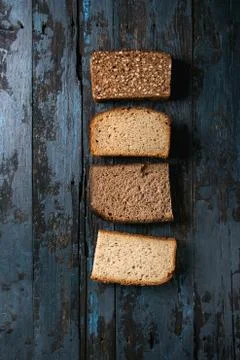 Variety of rye bread Stock Photos