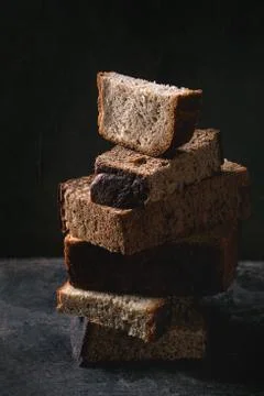 Variety of rye bread 스톡 사진