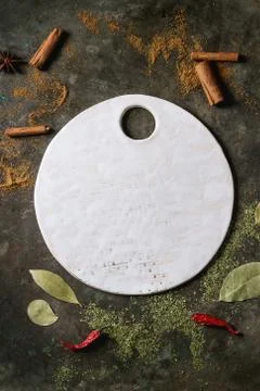 Variety of spices Stock Photos