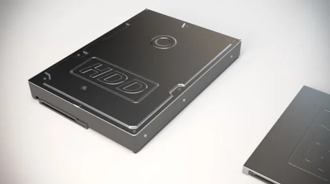 Variety Of Storage Devices. HDD SSD Data Memory Video stock 44305768
