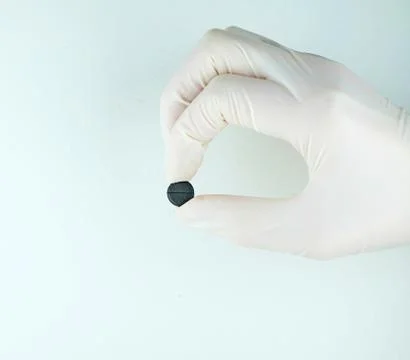 A variety of tablets in the hands Stock Photos
