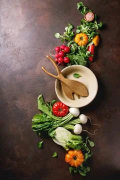 Variety of vegetables Stock Photos