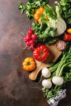 Variety of vegetables Stock Photos