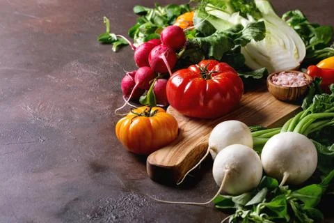 Variety of vegetables Stock Photos
