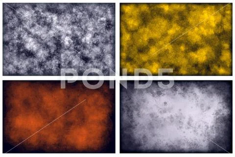 Various abstract filthy banner backgrounds Stock Illustration
