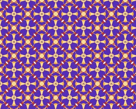 Various abstract shapes pattern decoration. Stock Illustration