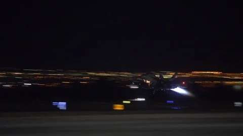 Various aircraft during week 1 of Red Flag 17-1 - 2017 Stock Footage 88050717