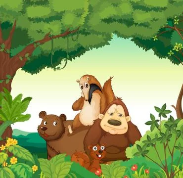 Various animals イラスト素材
