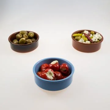 Various antipasti Stock Photos