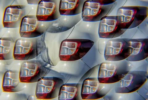 Various backgrounds obtained with multiple exposure Stock Photos