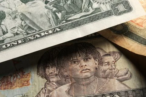 Various banknotes of Eritrea Stock Photos