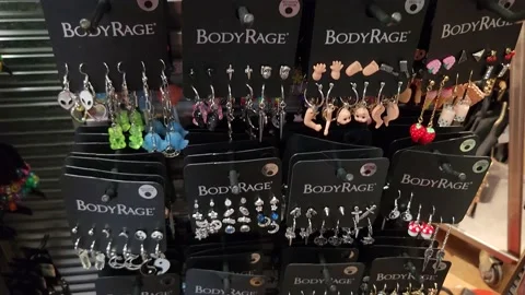 Various Body Rage Jewelry Hot Topic Retailer