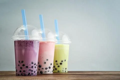 Various Bubble Tea Stock Photos