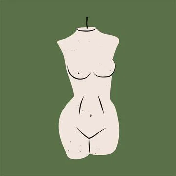 Various Candles. Different shapes and sizes Illustration