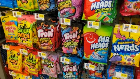 Various Candy Grocery 스톡 동영상 197124339