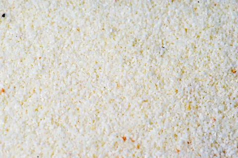Various cereals and groats on a table Stock Photos
