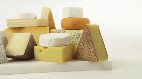 Various cheeses Stock Footage 8571910
