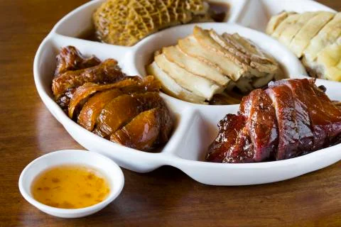 Various Chinese cuisines Stock-Fotos