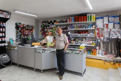 Various choice of hardware tools, home and garden products, DIY and building  Фото