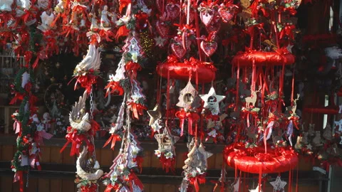 Various Christmas decorations Video stock 99310638