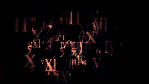 Various clock faces flashing on screen animation stock footage Stock Footage 81753459