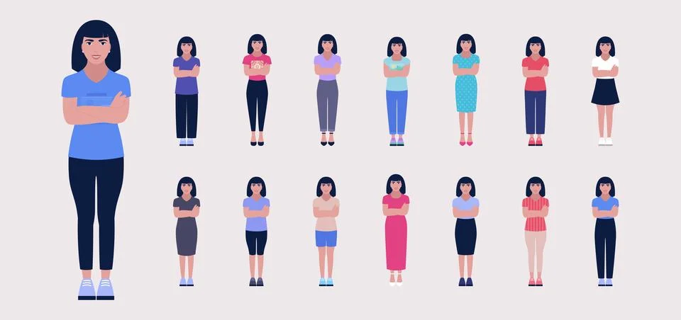 Various clothes Stock Illustration