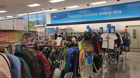 Various Clothing Retailer Ross Products Stock Video Pond5