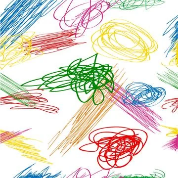 Various color Seamless Pattern abstract streak for Background, Paper Wrap, .. Illustrazione stock