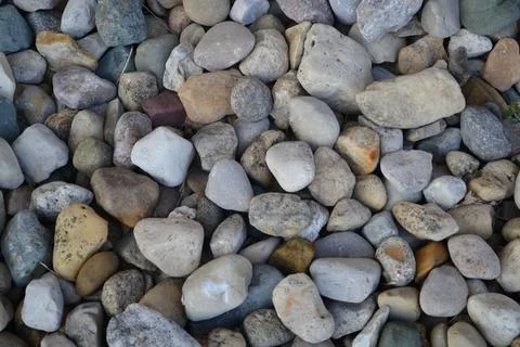 Various Colored Rocks Closeup View Fotos Stock