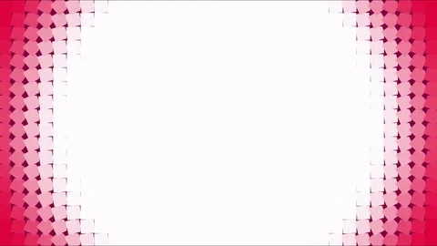 Various Colorful Tiled Background Transition Animations - Loop Red Video stock 84414208