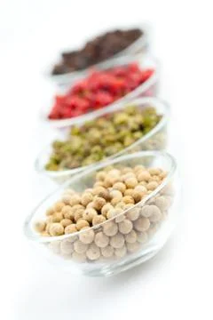 Various colourful pepper Foto stock