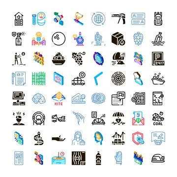 Various concept web design elements and icons set 스톡 일러스트