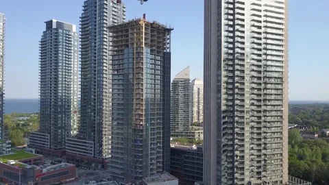 Various condos aerial Stock Footage 83184762