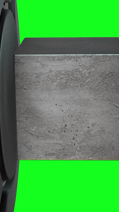 Various construction materials presentation on green screen Stock Footage 342250081
