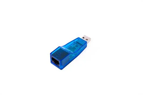 Various converter cables adapters for computers and smartphones HDMI VGA USB Foto stock