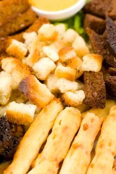 Various crusts, macro Stock Photos