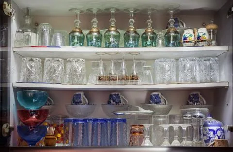 Various Decorative Glasses Foto stock