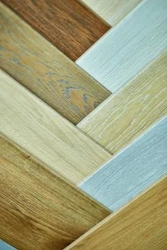 Various decorative tiles samples. Colorful samples of a stone tile in store Stock Photos